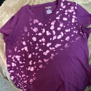 Tek Gear XL Purple Tie-Dye Women's Top